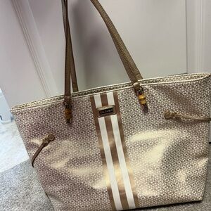 Lilly Pulitzer Metallic Gold Tote Bag